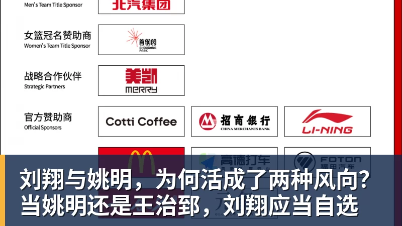 刘翔与姚明，为何活成了两种风向？当姚明还是王治郅，刘翔应当自选